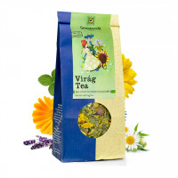 Sonnentor Bio Virág tea. Ehető és iható, szárított gyógynövény teakeverék.  40g