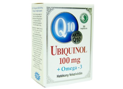 Dr. Chen Q10 Ubiquinol 100 mg Omega-3 kapszula