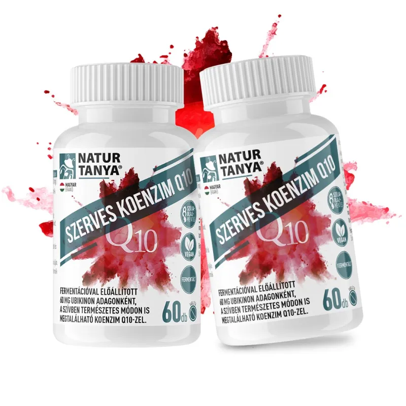 Szerves, fermentált növényi COQ10 (UBIKINON) duopack Natur Tanya®