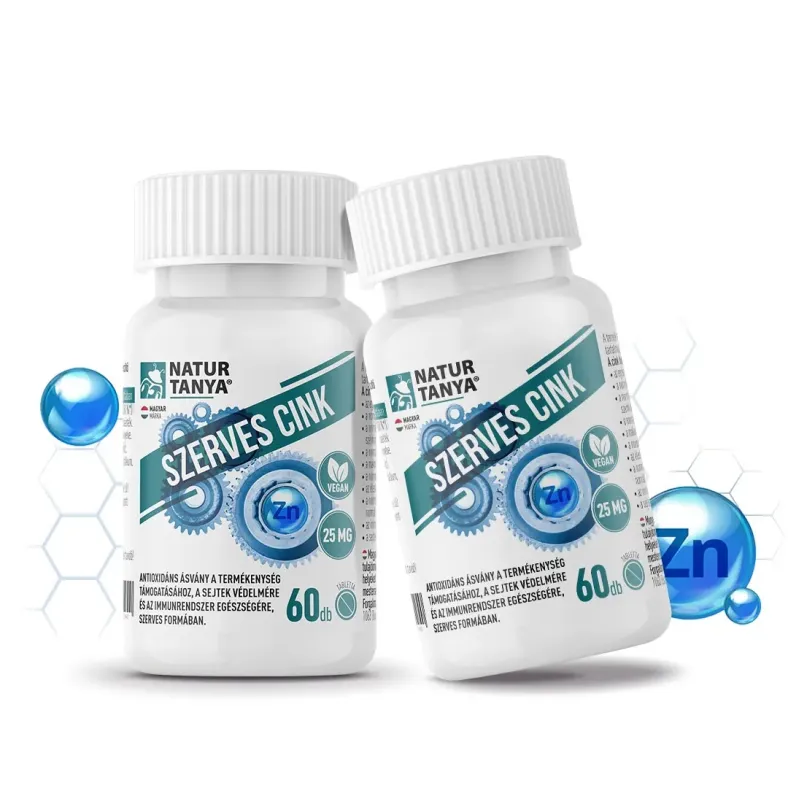 Natur Tanya® Cink-biszglicinát DUOPACK -10% kedvezménnyel