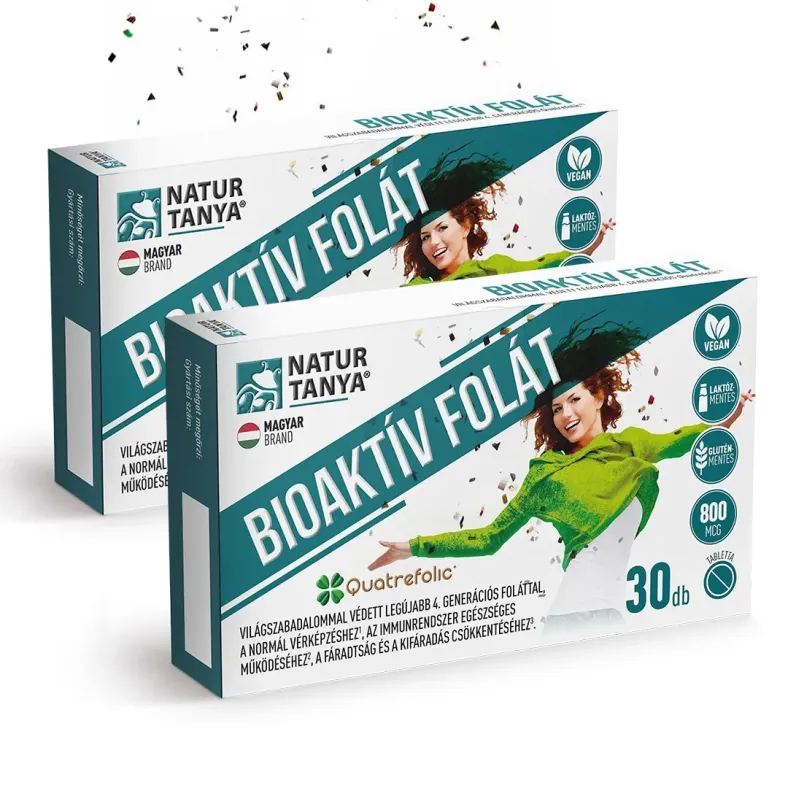 Vegán bioaktív folát világszabadalommal.