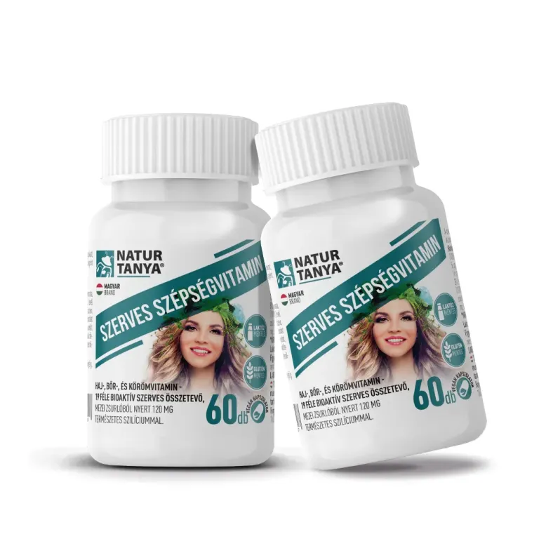 Szerves szépségvitamin – Haj, bőr és köröm vitamin 19 féle bioaktív összetevő Natur Tanya®