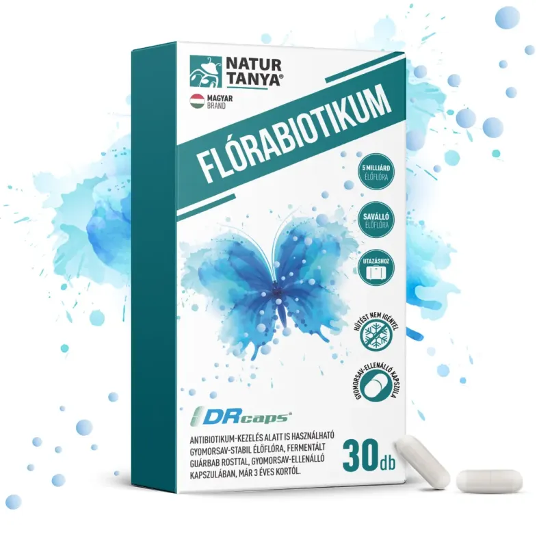 Natur Tanya® FLÓRABIOTIKUM - probiotikum és prebiotikum a bélmikrobiom egyensúlyához
