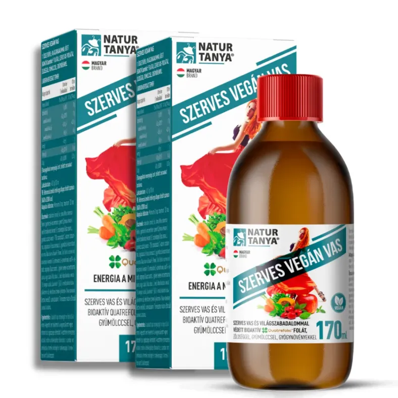 SZERVES VEGÁN VAS szirup DUOPACK -10% kedvezménnyel
