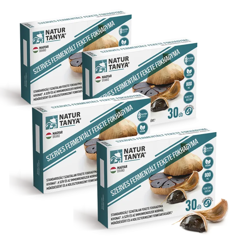 Fermentált fekete fokhagyma kúracsomag