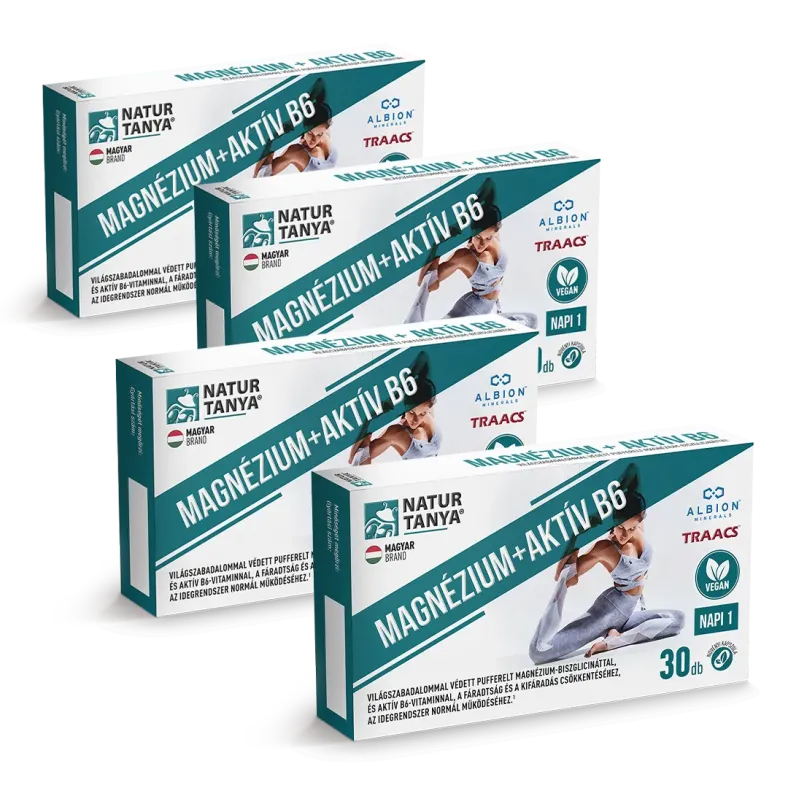 Vegán magnézium + aktív B6 kúracsomag