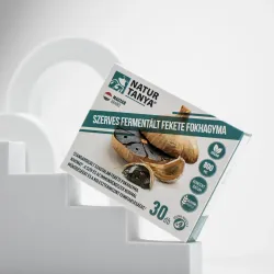 Fermentált Fekete Fokhagyma Natur Tanya® – Stabil, vízoldékony szerves kéntartalmú vegyületekkel dúsított formula.