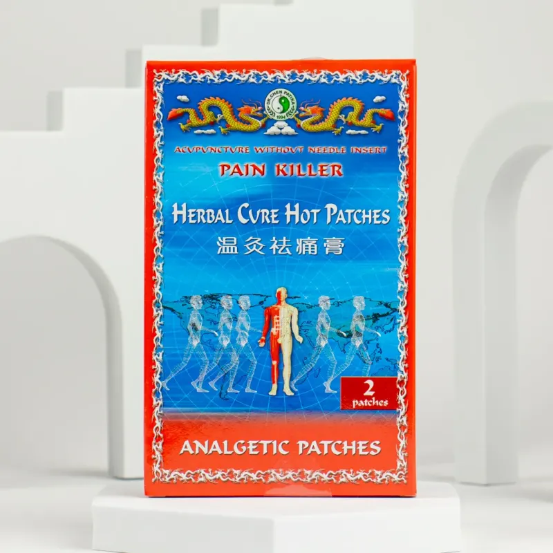 Dr. Chen Herbal Cure fájdalomcsillapító hőtapasz izomfájdalomra, ízületekre, 2 db.