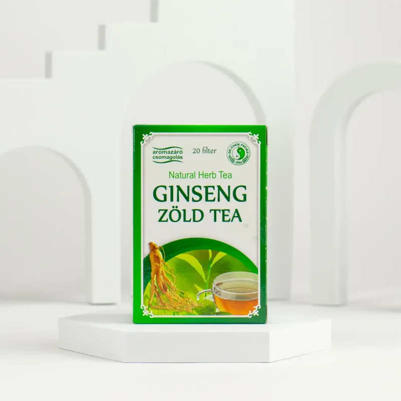 Dr. Chen Ginseng zöld tea - a szellemi frissesség fenntartásáért. 20db