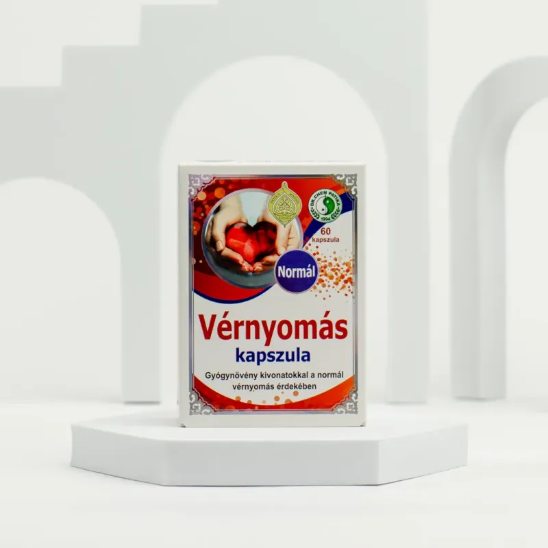 Dr. Chen Normál Vérnyomás kapszula 60x – természetes támogatás az egészséges vérnyomáshoz.