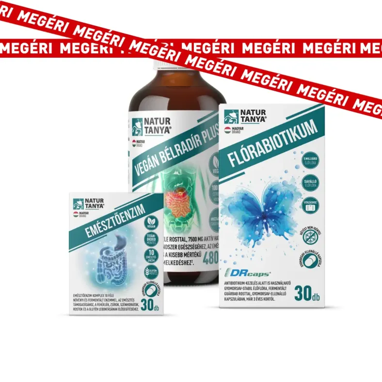 Emésztés TRIO csomag – Enzim, rost, probiotikum