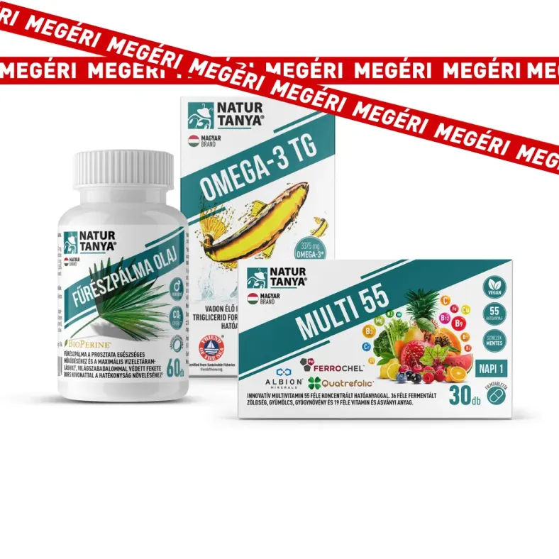 Férfi Egészség TRIO – prosztata és vitalitás támogatás