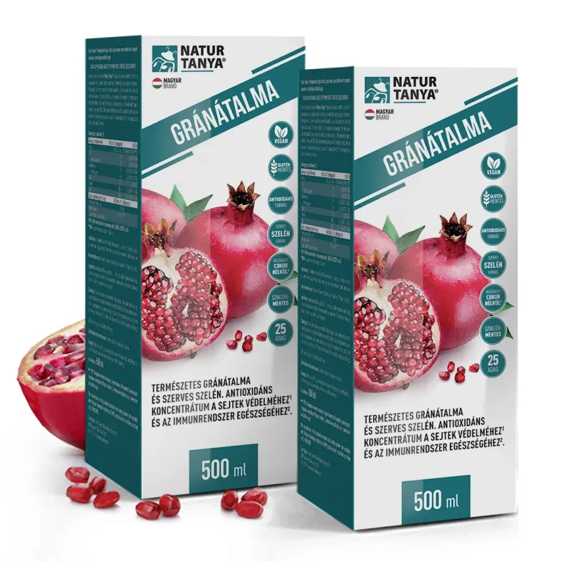 Gránátalma koncentrátum szerves szelénnel DUOPACK -10% kedvezménnyel