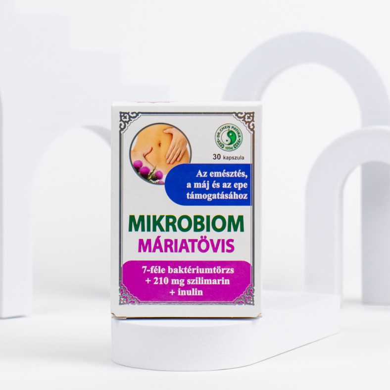 Dr. Chen Mikrobiom Máriatövis kapszula – A májműködés támogatása