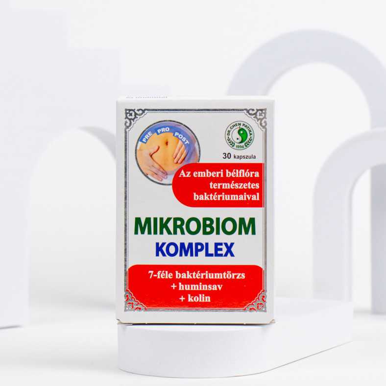 Dr. Chen Mikrobiom Komplex kapszula - Kolinnal és inulinnal.