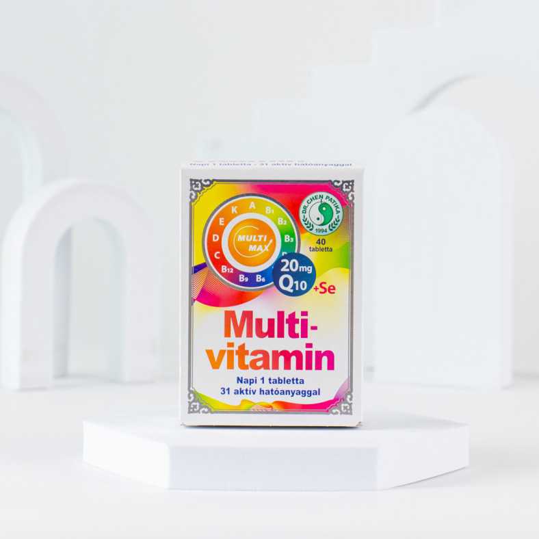 Dr. Chen Multi-Max vitamin+20mg Q10 +Szelén tabletta 40db