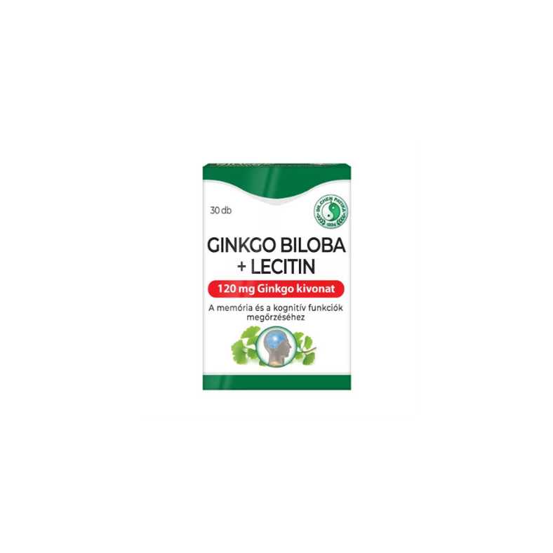 Dr. Chen Ginkgo Biloba 120mg + Lecitin kapszula - Tanuláshoz.