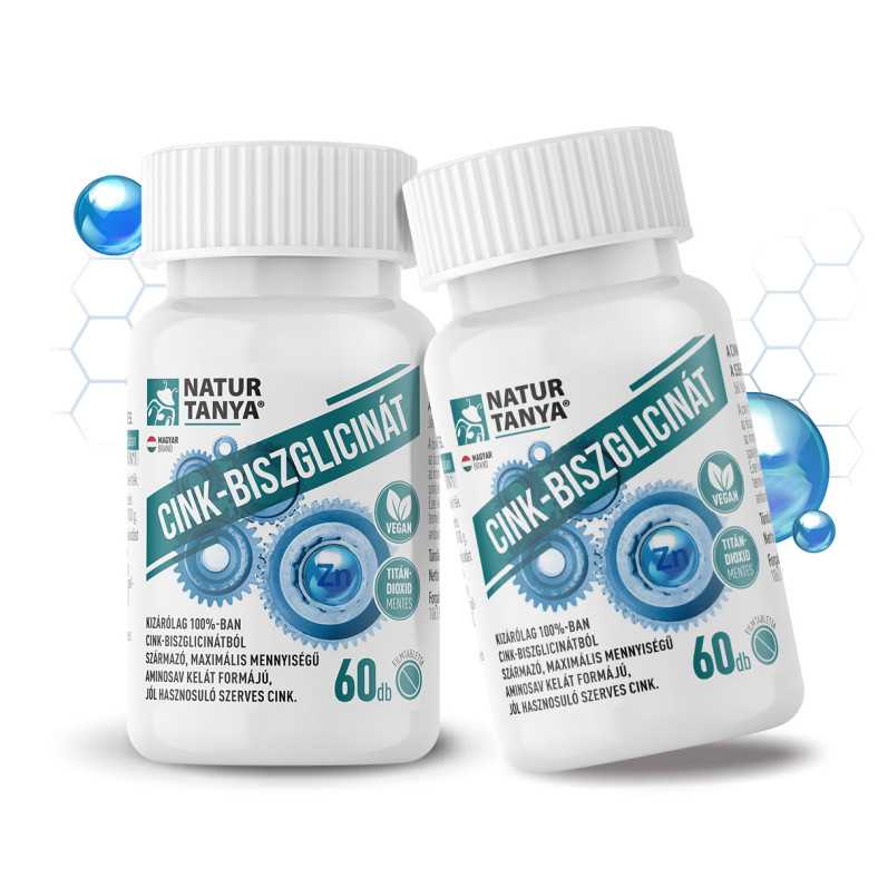 Natur Tanya® Cink-biszglicinát DUOPACK -10% kedvezménnyel