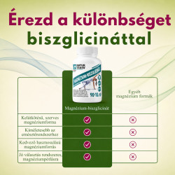 Magnézium-biszglicinát Natur Tanya® – 100% magnézium-biszglicinát, gyors felszívódású és kíméletes a gyomorhoz!