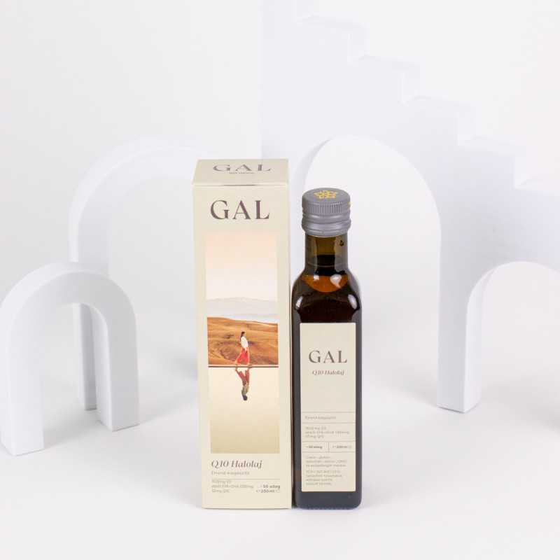 GAL Q10 Halolaj tisztított, triglicerid formájú omega-3 zsírsavakat