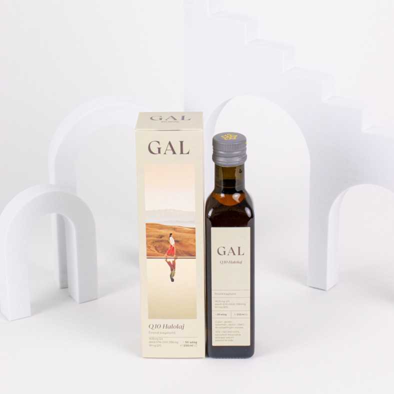 GAL Q10 Halolaj tisztított, triglicerid formájú omega-3 zsírsavakat