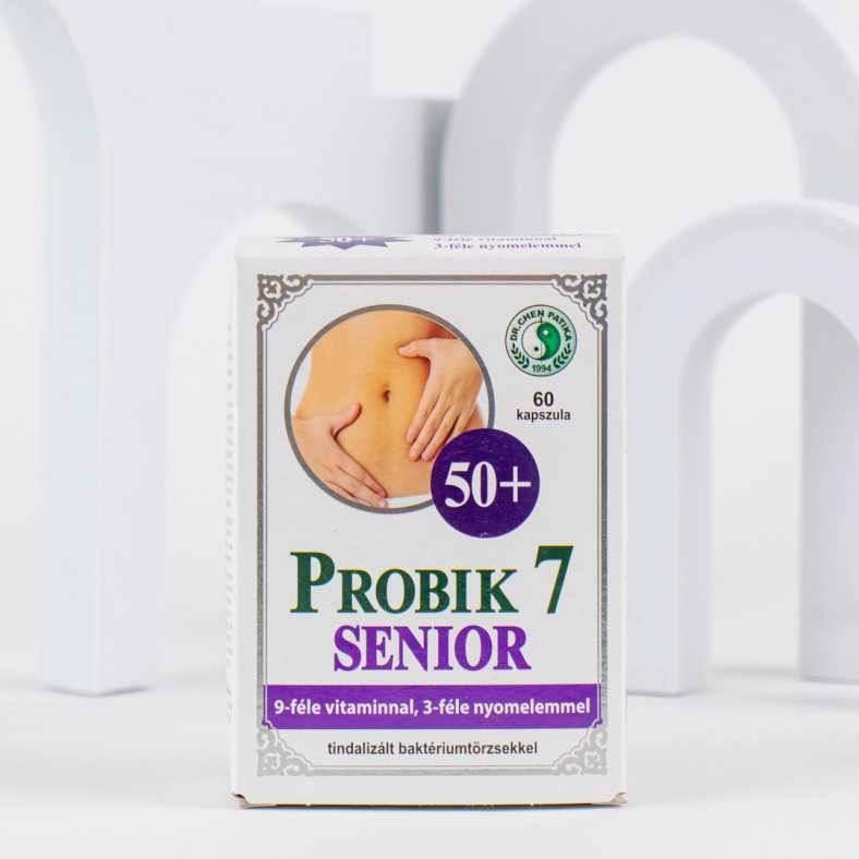 Dr. Chen Probik 7 SENIOR - 9 féle vitaminnal, 3 féle nyomelemmel 60 db