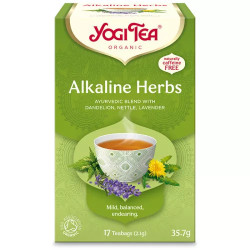YOGI TEA® Alkaline Herbs - Lúgosító gyógynövényes bio tea. 17 filter