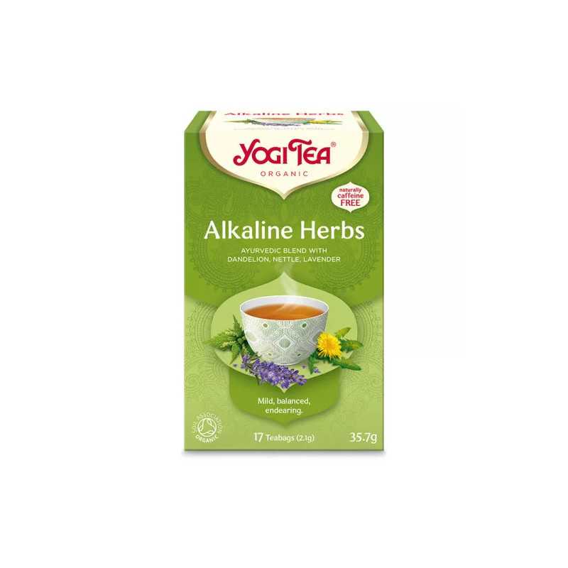YOGI TEA® Alkaline Herbs - Lúgosító gyógynövényes bio tea. 17 filter