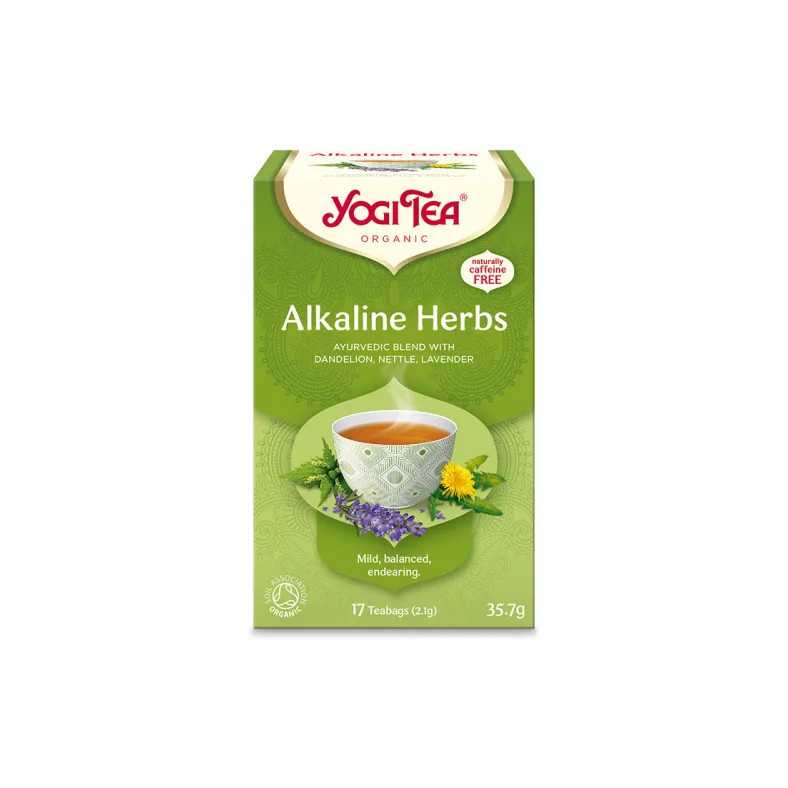 YOGI TEA® Alkaline Herbs - Lúgosító gyógynövényes bio tea. 17 filter