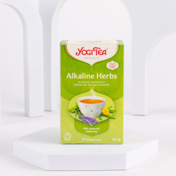 YOGI TEA® Alkaline Herbs - Lúgosító gyógynövényes bio tea. 17 filter