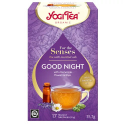 YOGI TEA® Bio tea az érzékeknek - Jó éjszakát (17 filter)