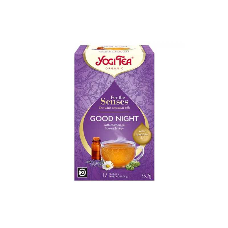 YOGI TEA® Bio tea az érzékeknek - Jó éjszakát (17 filter)