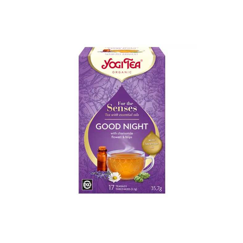 YOGI TEA® Bio tea az érzékeknek - Jó éjszakát (17 filter)
