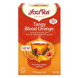 YOGI® Pezsdítő vérnarancs bio tea ajurvédikus gyógynövénykeverék