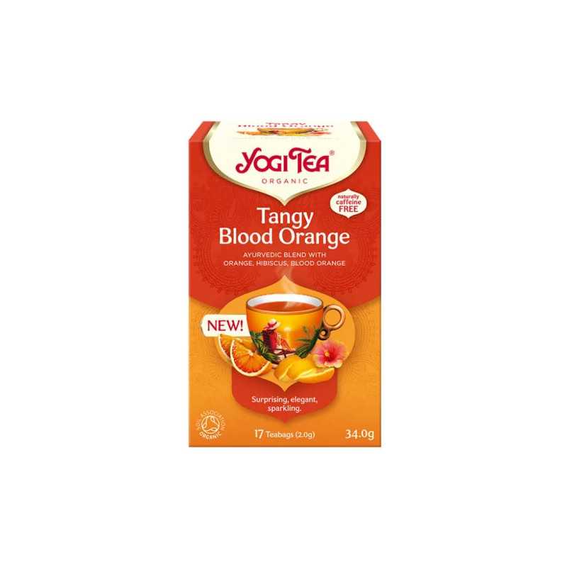 YOGI® Pezsdítő vérnarancs bio tea ajurvédikus gyógynövénykeverék