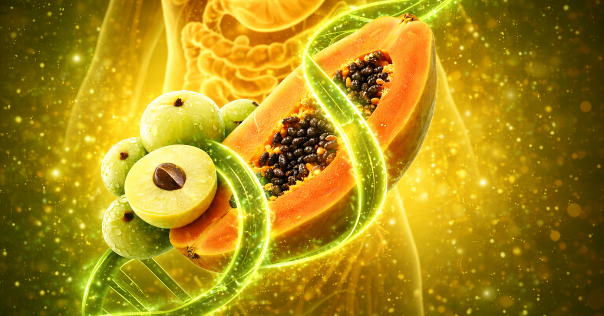 Bélrendszer egészsége: Papaya és amla