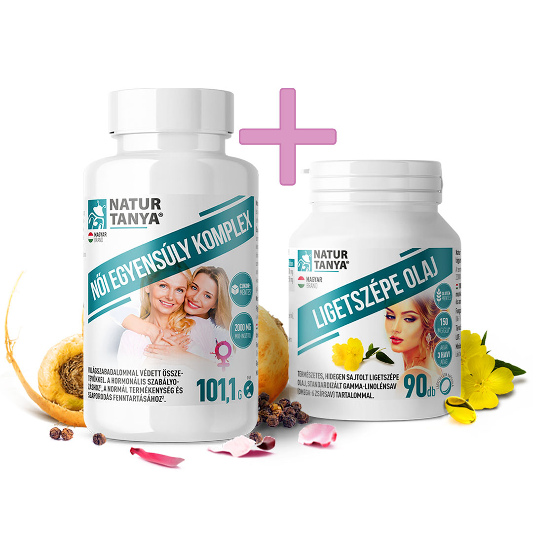 Női vitamin csomag - hormonegyensúly és a hormonális elhízás Natur Tanya®