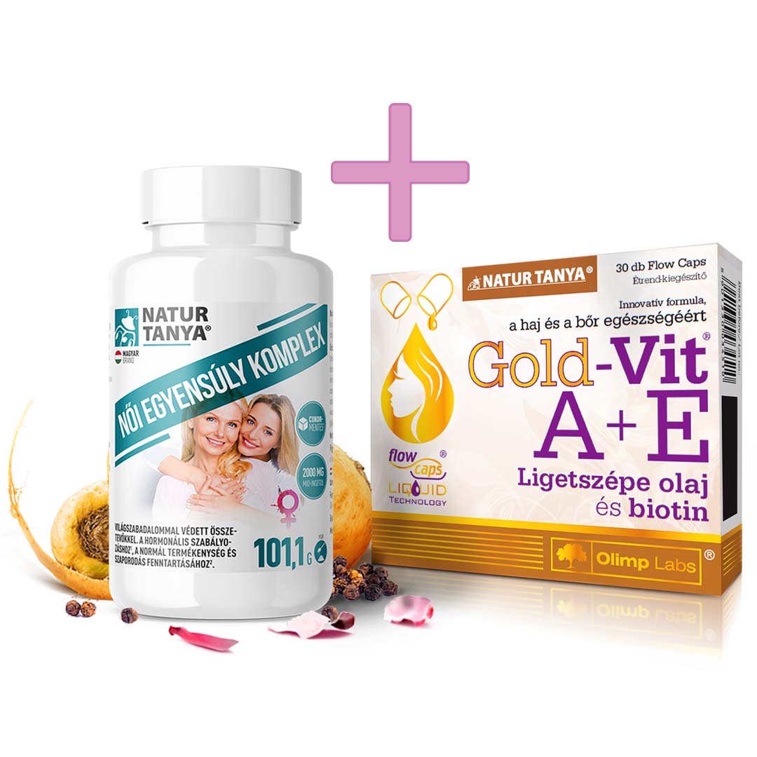 Női vitamin csomag - hormonegyensúly és a hormonális elhízás Natur Tanya®