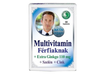 Dr. Chen Multivitamin férfiaknak + Ginkgo + Szelén + Cink . -10%!!!
