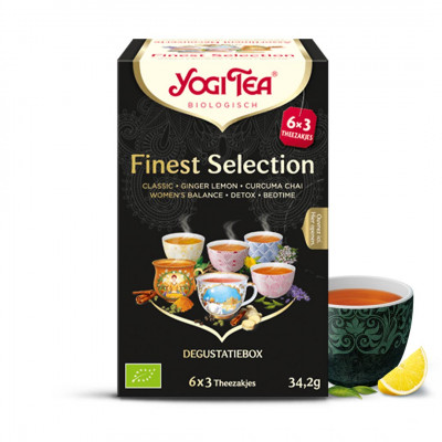 YOGI TEA® Bio Finest Selection válogatás YOGI teákból 6 x 3 db filter válogatás teákból