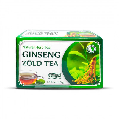 Dr. Chen Ginseng  zöld tea - a szellemi frissesség fenntartásáért. 20db
