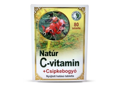 Dr. Chen Natúr C-vitamin csipkebogyó kivonattal, 1200 mg 80 db -10%