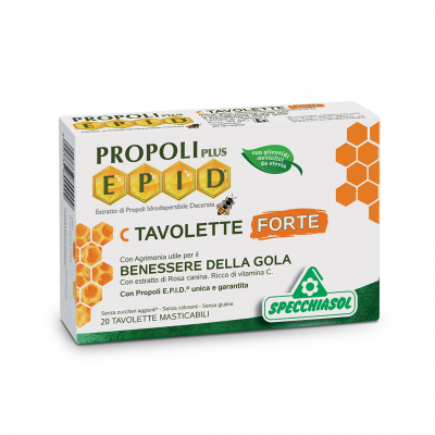 Propolisz tabletta koncentrátum (FORTE), C-vitaminnal. EPID® szabadalommal védett szopogatós tabletta!