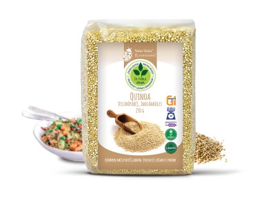 Dr. Natur étkek. Prémium Quinoa magok. (Indiánköles). Lúgosító, gluténmentes növény. 250g