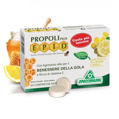 Propolisz szopogatós tabletta. EPID® szabadalommal védett, teljes propolisszal! mézes-citromos íz.