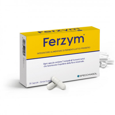 Ferzym® bélflóra kapszula - nemzetközi törzsgyűjteményben letétbe helyezett probiotikum, szinergista prebiotikummal, B-vitaminokkal 